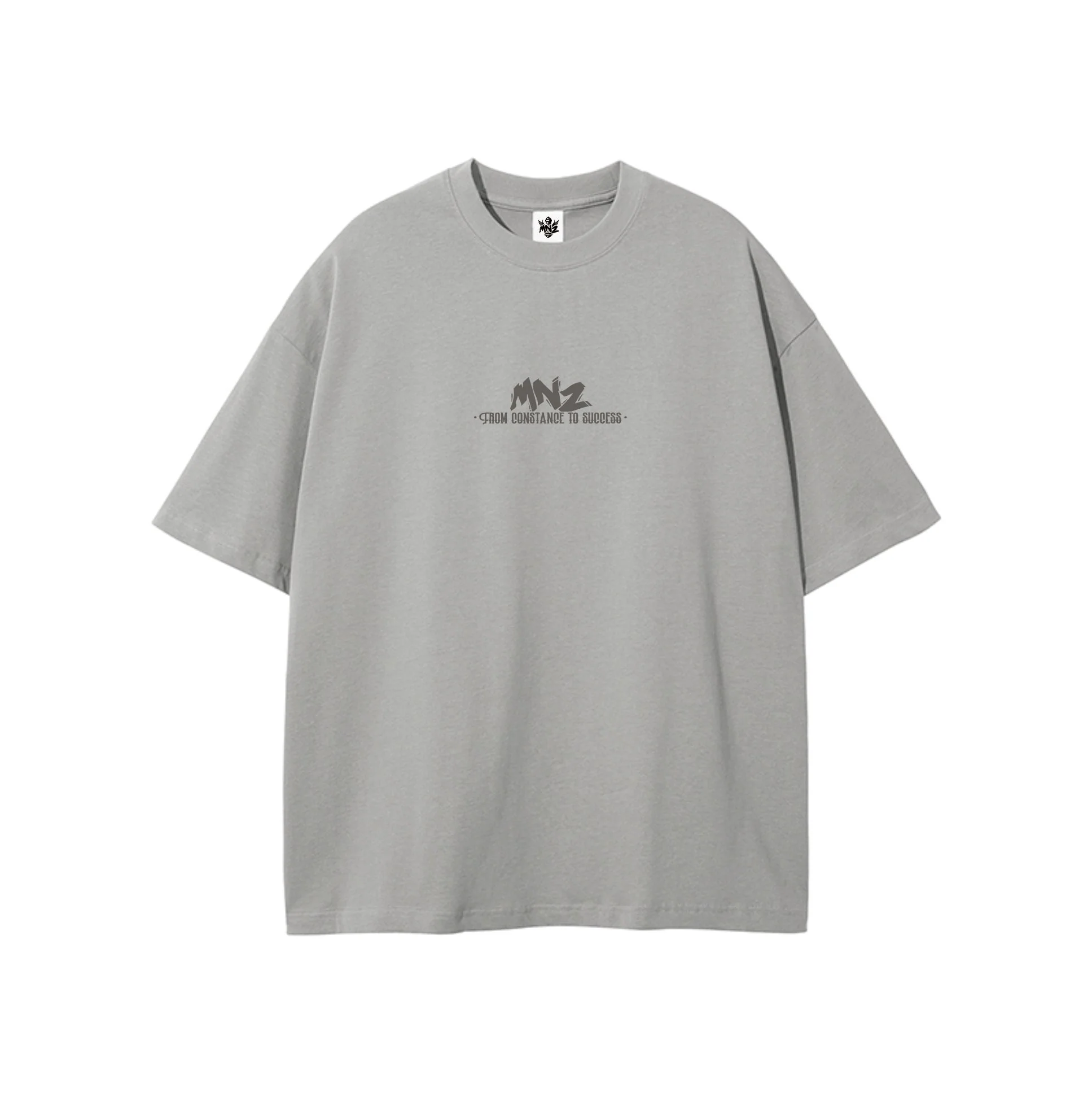 Camiseta MNZ oversized boxy light gray - Image 3