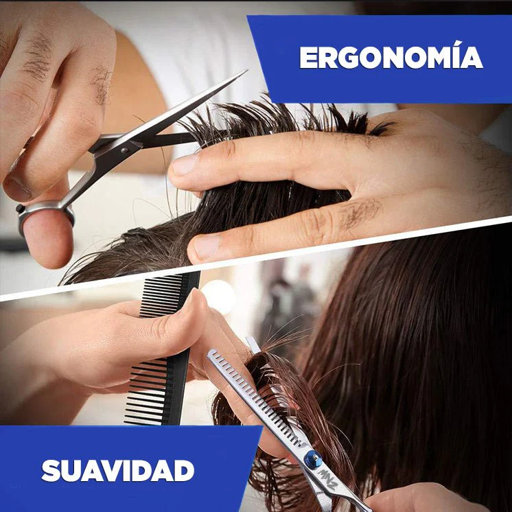 Tijeras MNZ ergonómicas de entresacar 6' - Image 3