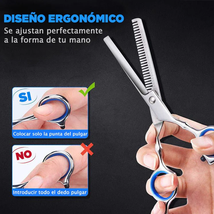 Tijeras MNZ ergonómicas de entresacar 6' - Image 4